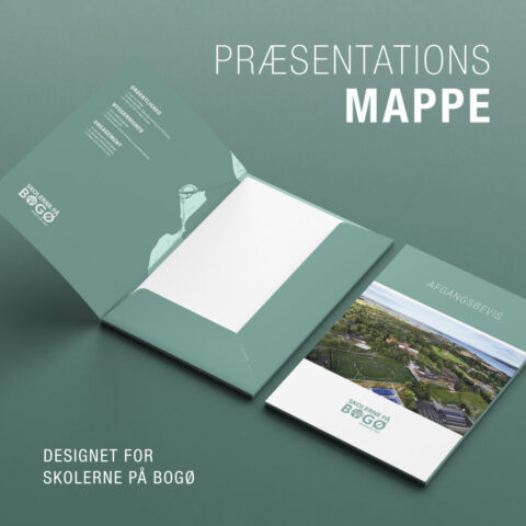 Design af mappeomslag for Skolerne på Bogø