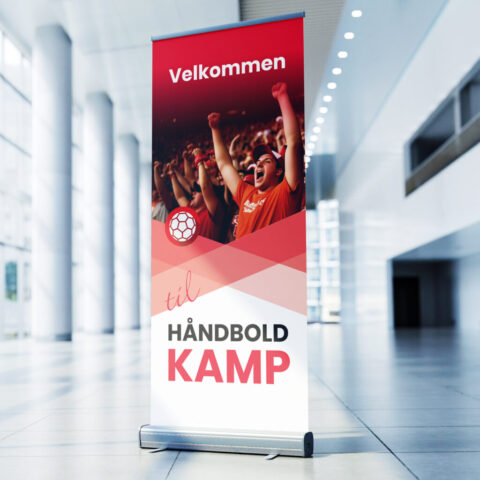 Design af roll up til landskamp